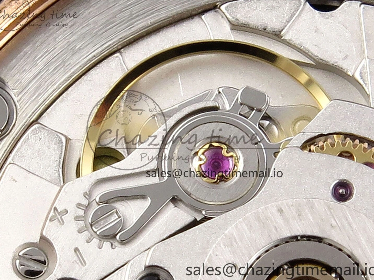 President Markers 228235 Edition Dial on Best Date Blue Bracelet Day VR2836 Diamonds Bezel QF Crystal 40 RG 1:1 0520
